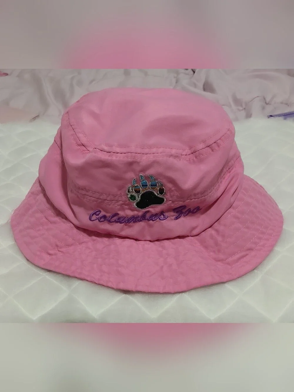 Pink Kids Bucket Hat